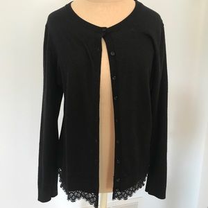 🖤Lace Trimmed Cardigan🖤